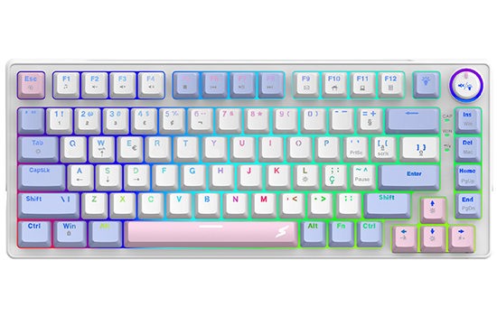 Teclado Mecânico Gamer Ninja Leap Pudim